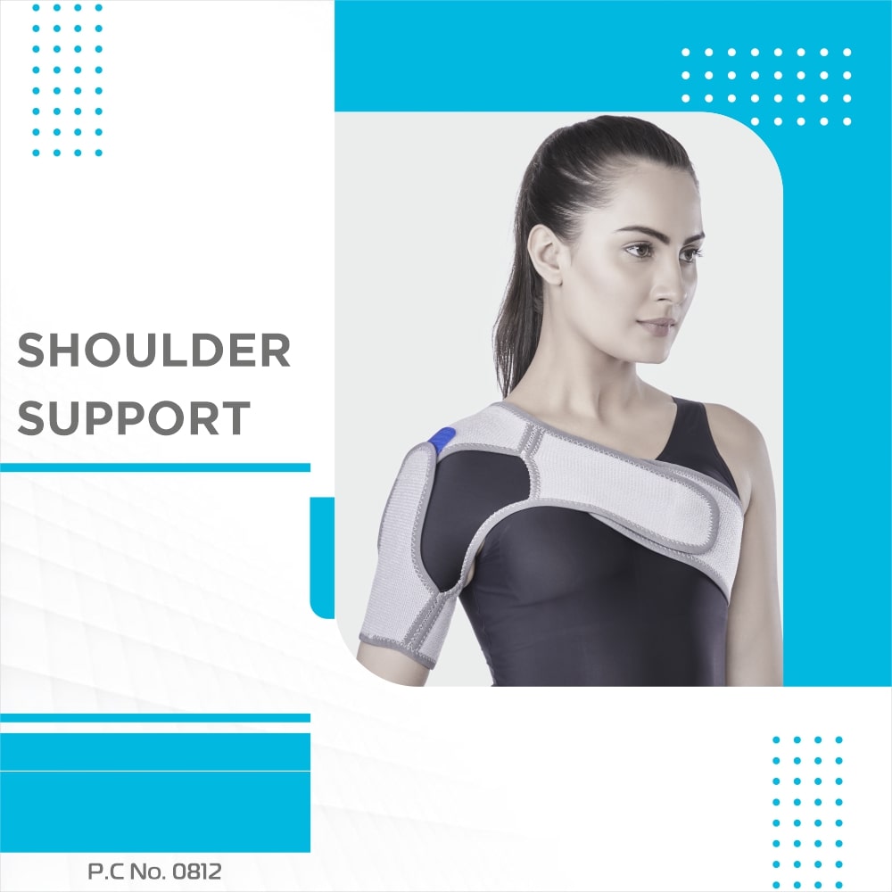 Shoulder Brace – Moderate Support (Grey)