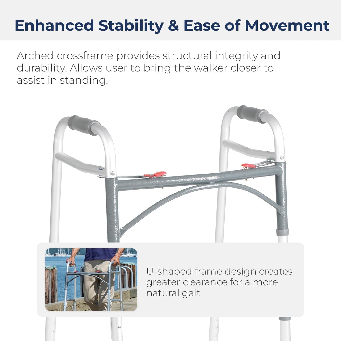 Lightweight Walker for Seniors Foldable