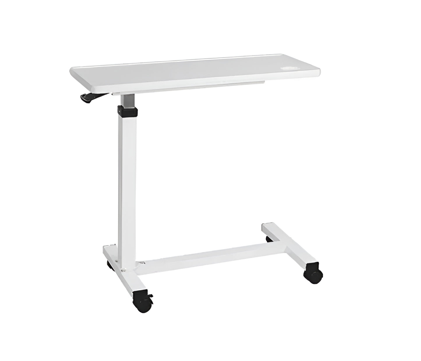 Height Adjustable Overbed Table for Home and Hospital Use