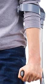 Adjustable Elbow Crutches with Arm Cuffs