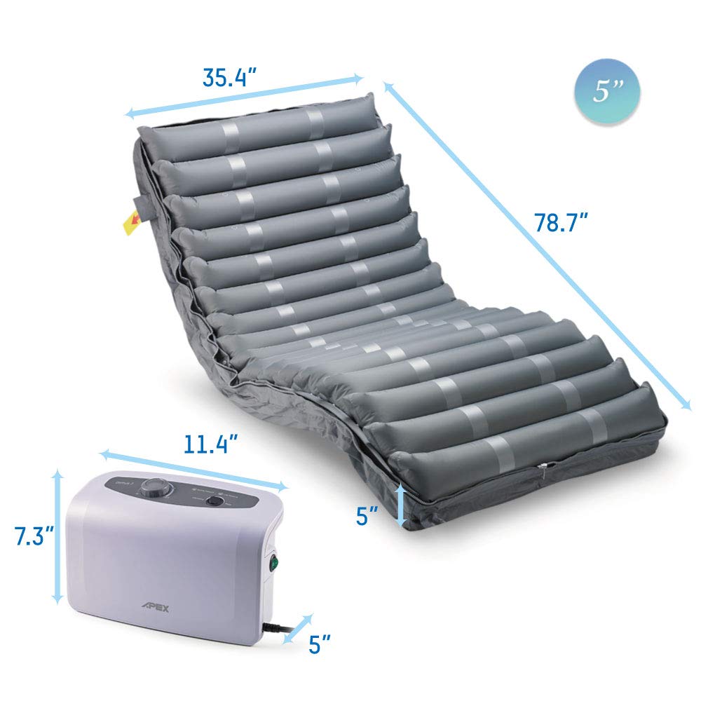 Bed Sores Mattress Apex Domus 3 with Air Pump Dimensions: 200 x 90 x 12.7 cm