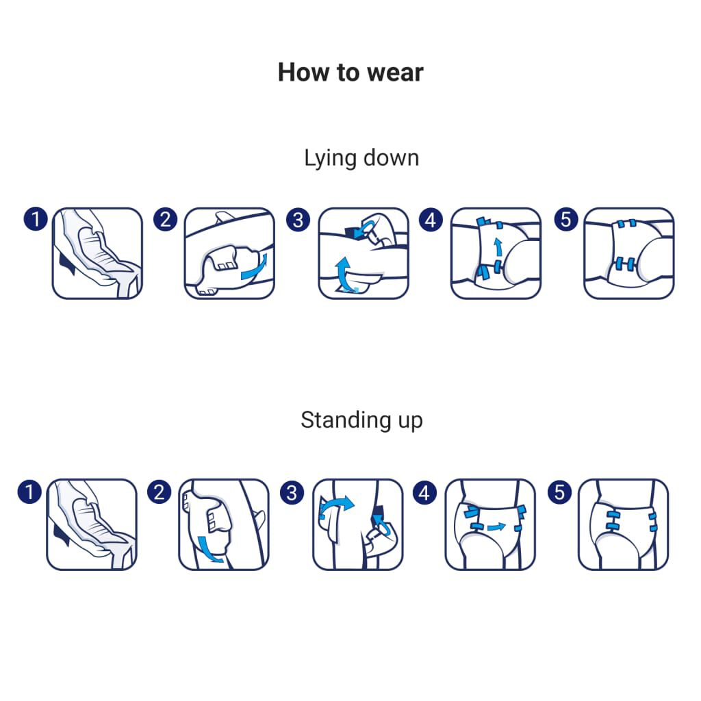 فلوفسان حفاظات كبار سن مقاس إكس-كبير
