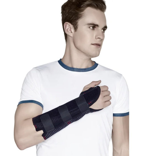 Elastic Wrist Support | Firm Stabilization for Colles Fracture (Black)