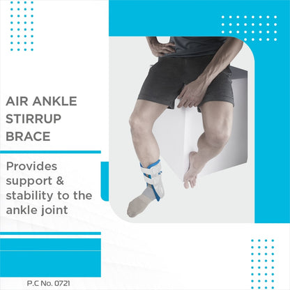 Air Ankle Support Brace (Blue)