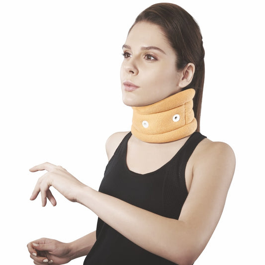 Cervical Collar (No Chin Support) | Neck Pain Relief (Beige)