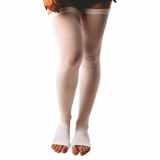 Anti-Embolism Thigh Stockings with Silicone Bands