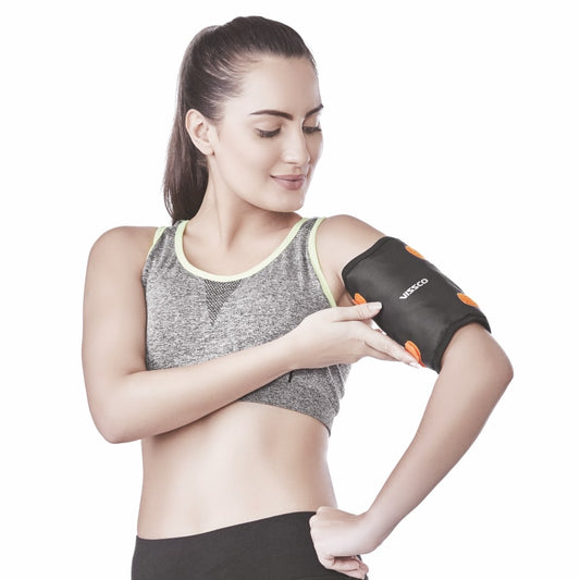 Flexi Hot & Cold Gel Strap | Pain Relief for Muscles & Joints (Black)