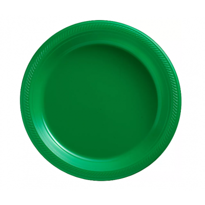 Coloured Plastic Plates: 9 inch - "Solo"