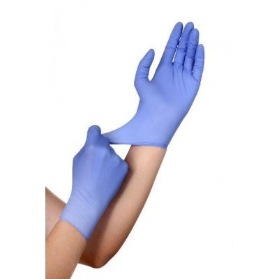 Nitrile Powder-Free Gloves: Violet Blue