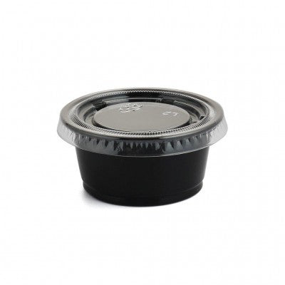 4oz Sauce Container with Lid - Ideal for Sauces and Condiments