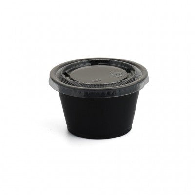 4oz Sauce Container with Lid - Ideal for Sauces and Condiments