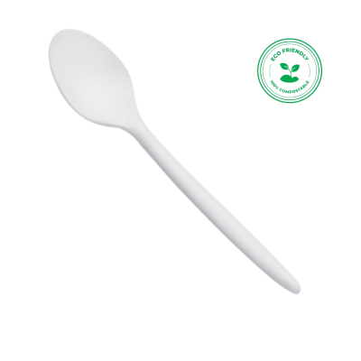 Compostable Spoon: White