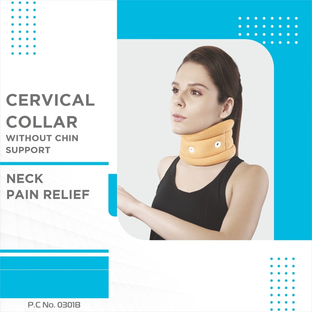 Cervical Collar (No Chin Support) | Neck Pain Relief (Beige)