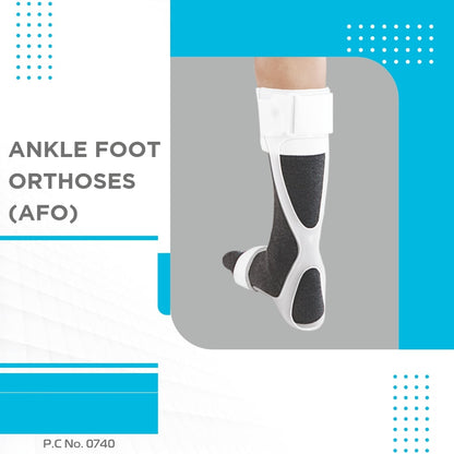 AFO Ankle Foot Orthosis with Socks (White)