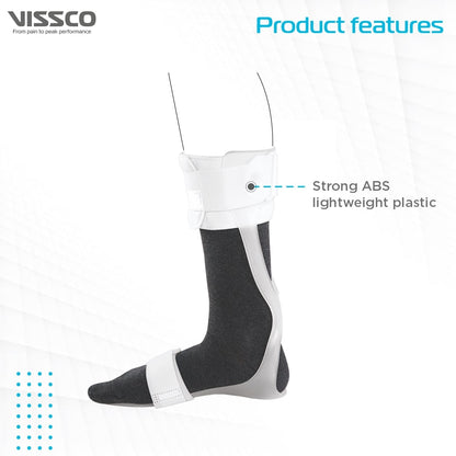 AFO Ankle Foot Orthosis with Socks (White)