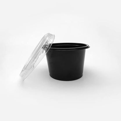 4oz Sauce Container with Lid - Ideal for Sauces and Condiments