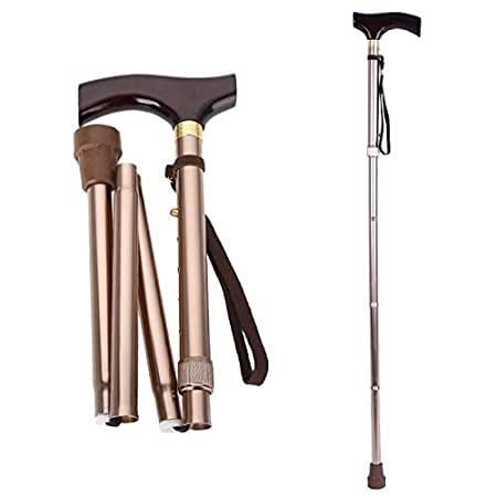 Foldable Bronze Walking Stick