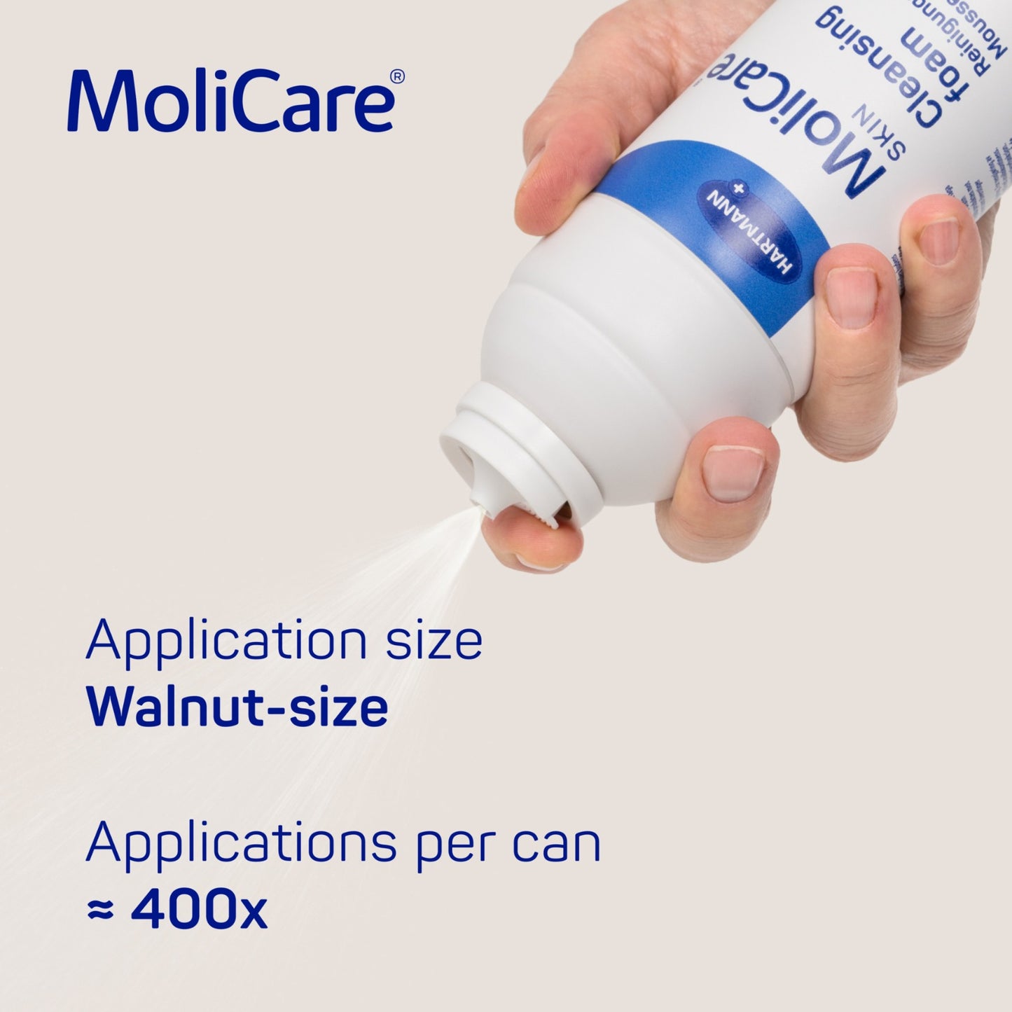 MoliCare Skin Cleansing Foam Without Water