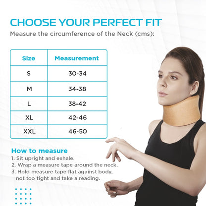 Cervical Collar Soft | Neck Support for Spine Immobilization & Pain Relief