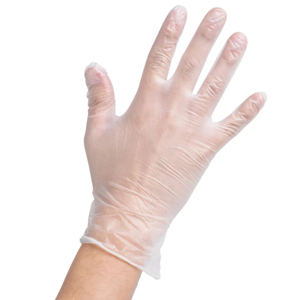 Vinyl Powder-Free Gloves: Clear