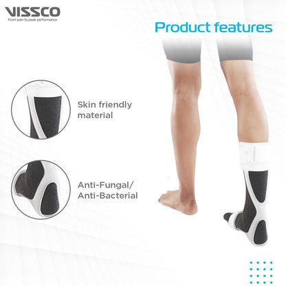 AFO Ankle Foot Orthosis with Socks (White)