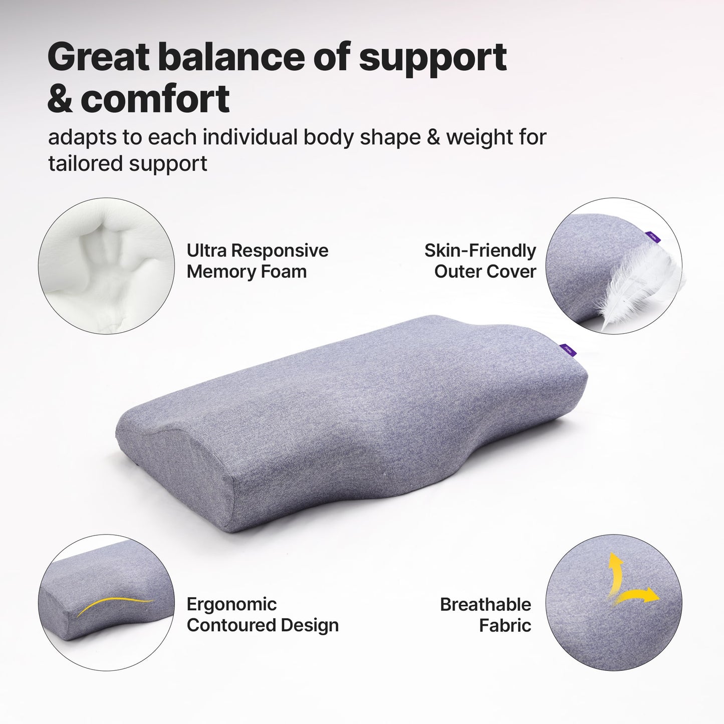 Frido Ultimate Contour Cervical Pillow