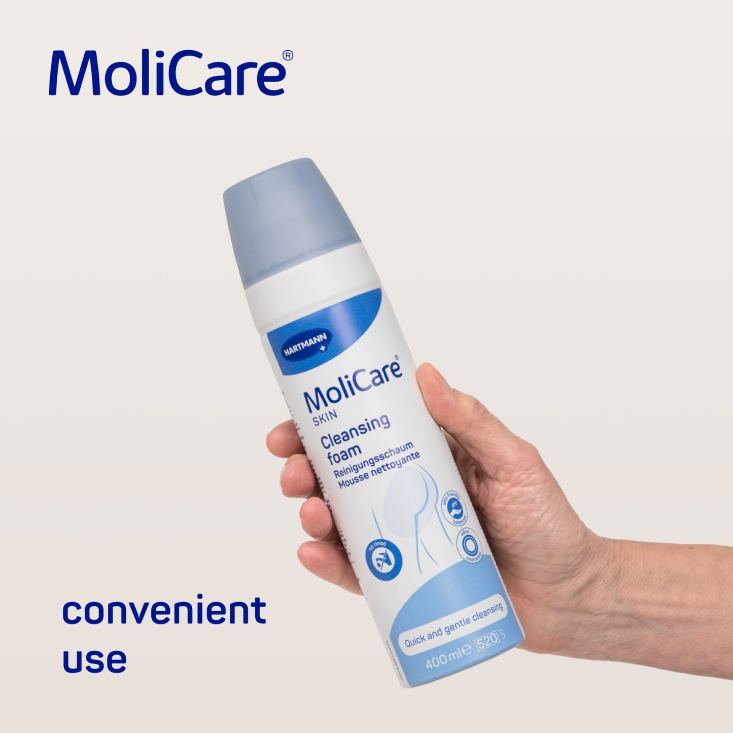 MoliCare Skin Cleansing Foam Without Water