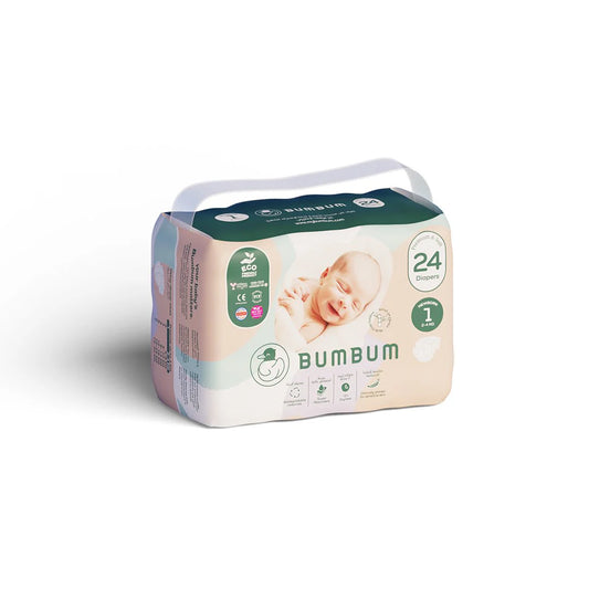 Bum Bum Baby Diapers Type - Sticker