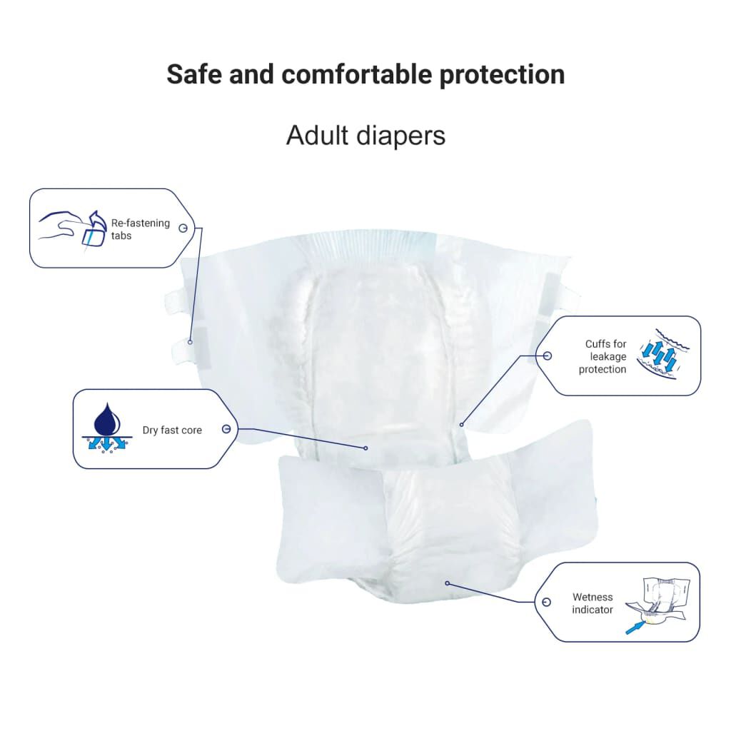 Flufasan Elders Medium Diapers